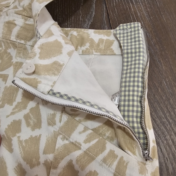 Anthropologie Maeve Gardeners Apron Shortalls Size 14 - Picture 14 of 17